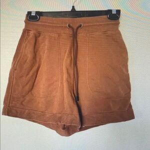 Women's Athletic Shorts in Brown